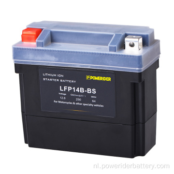 12.8V 6AH YT14B-BS Lithium Ion Motorfiets Starter Batterij